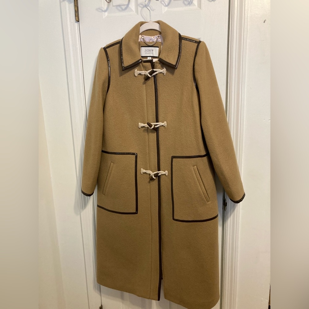 J.Crew Collection Italian Wool Toggle Coat Size 4